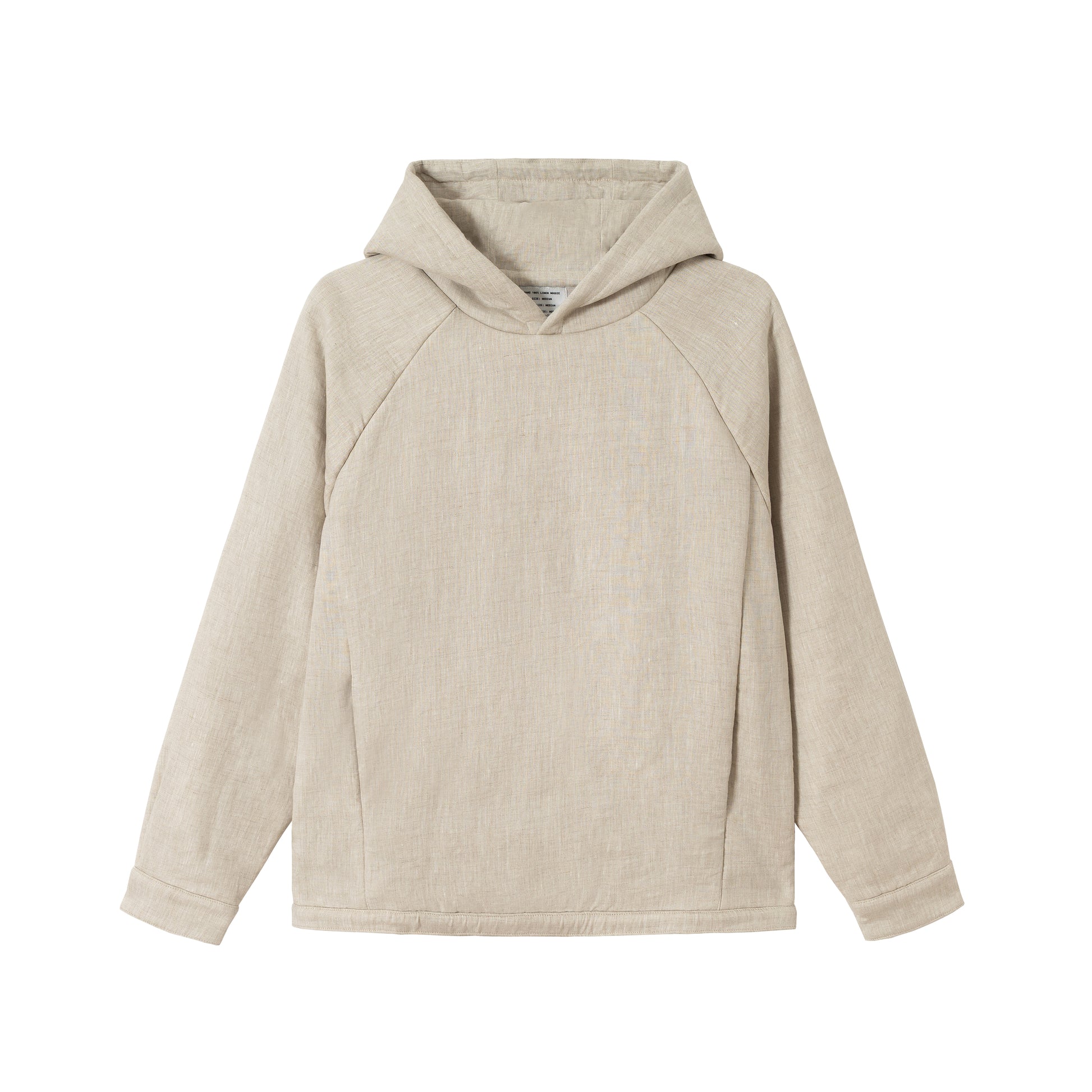 Hans Flax Linen Hoodie with Wool Insulation
