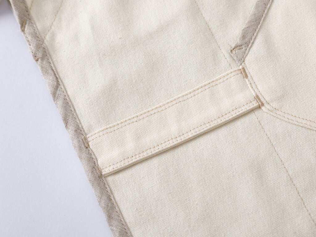 Cotton Canvas & Flax Linen Chef Apron