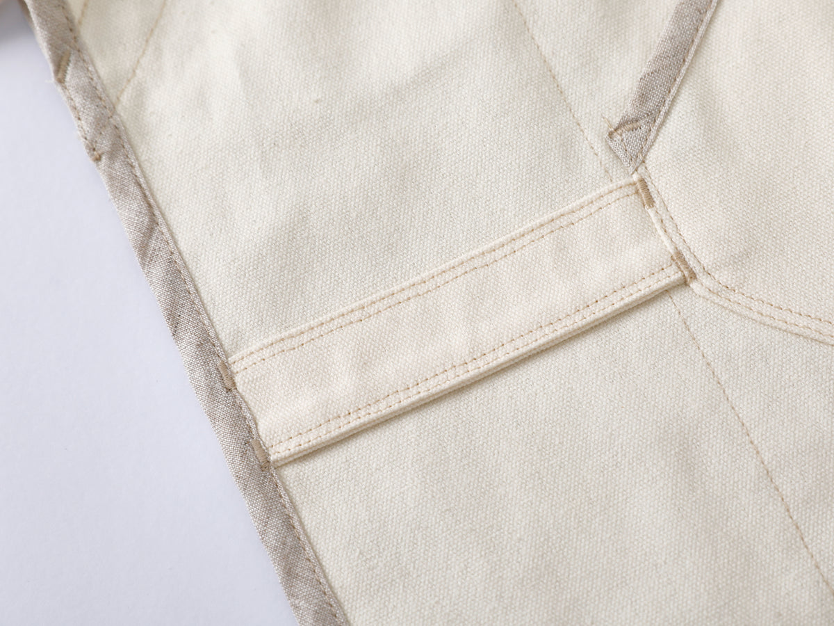 Cotton Canvas & Flax Linen Chef Apron