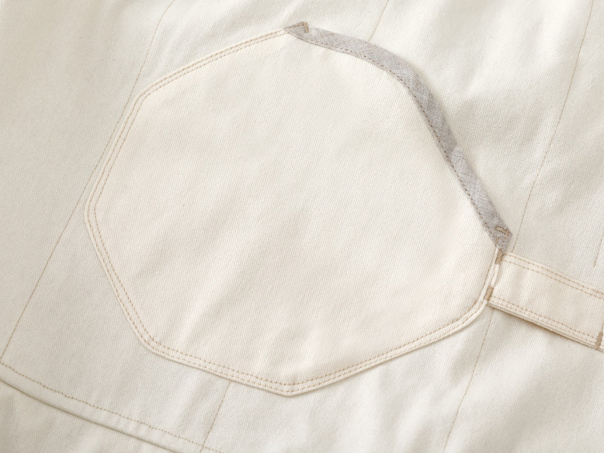 Cotton Canvas & Flax Linen Chef Apron