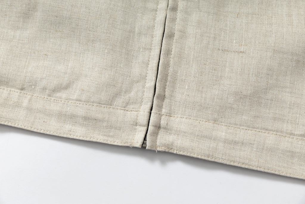 Double-Layer 100% Flax Linen Hoodie