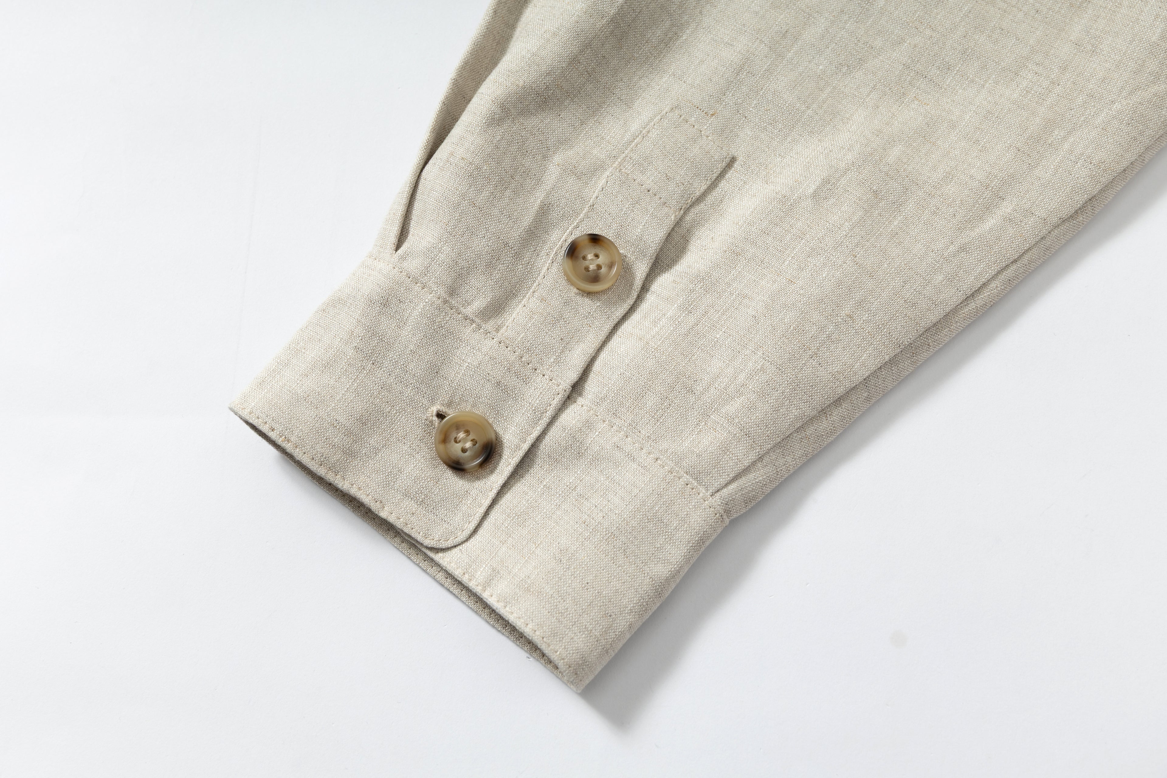 Double-Layer 100% Flax Linen Hoodie