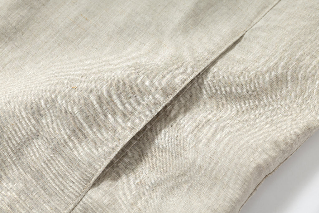 Double-Layer 100% Flax Linen Hoodie