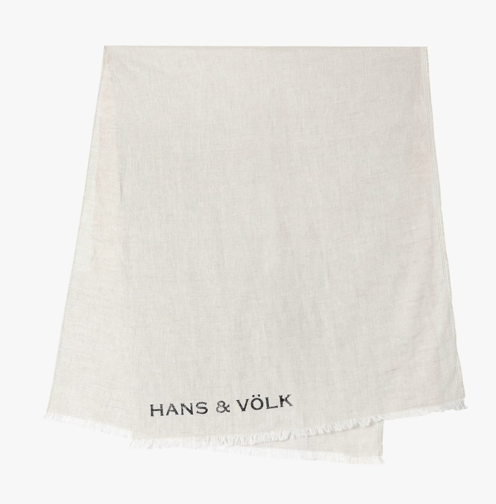 100% Flax Linen Selvedge Scarf