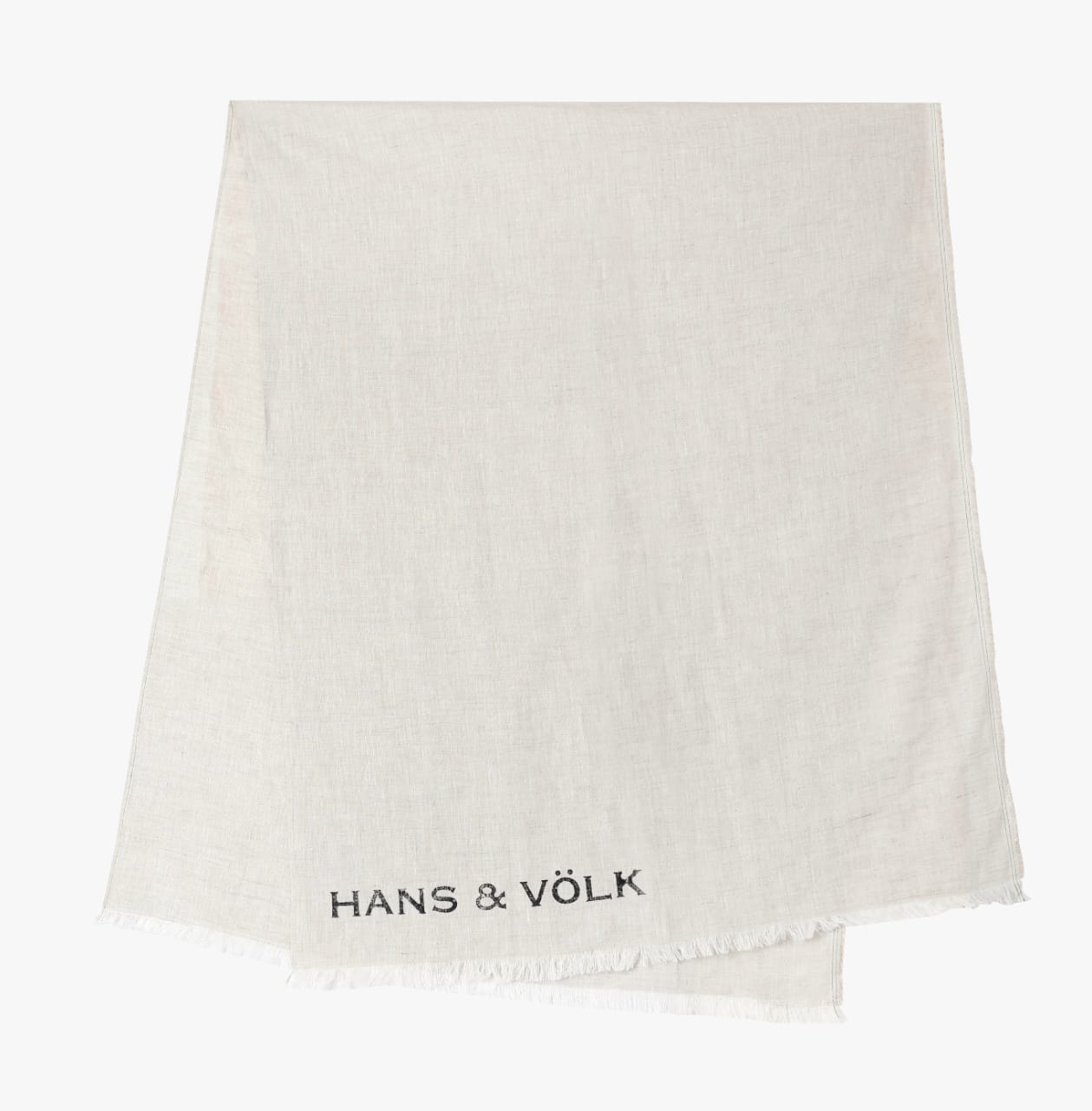 100% Flax Linen Selvedge Scarf