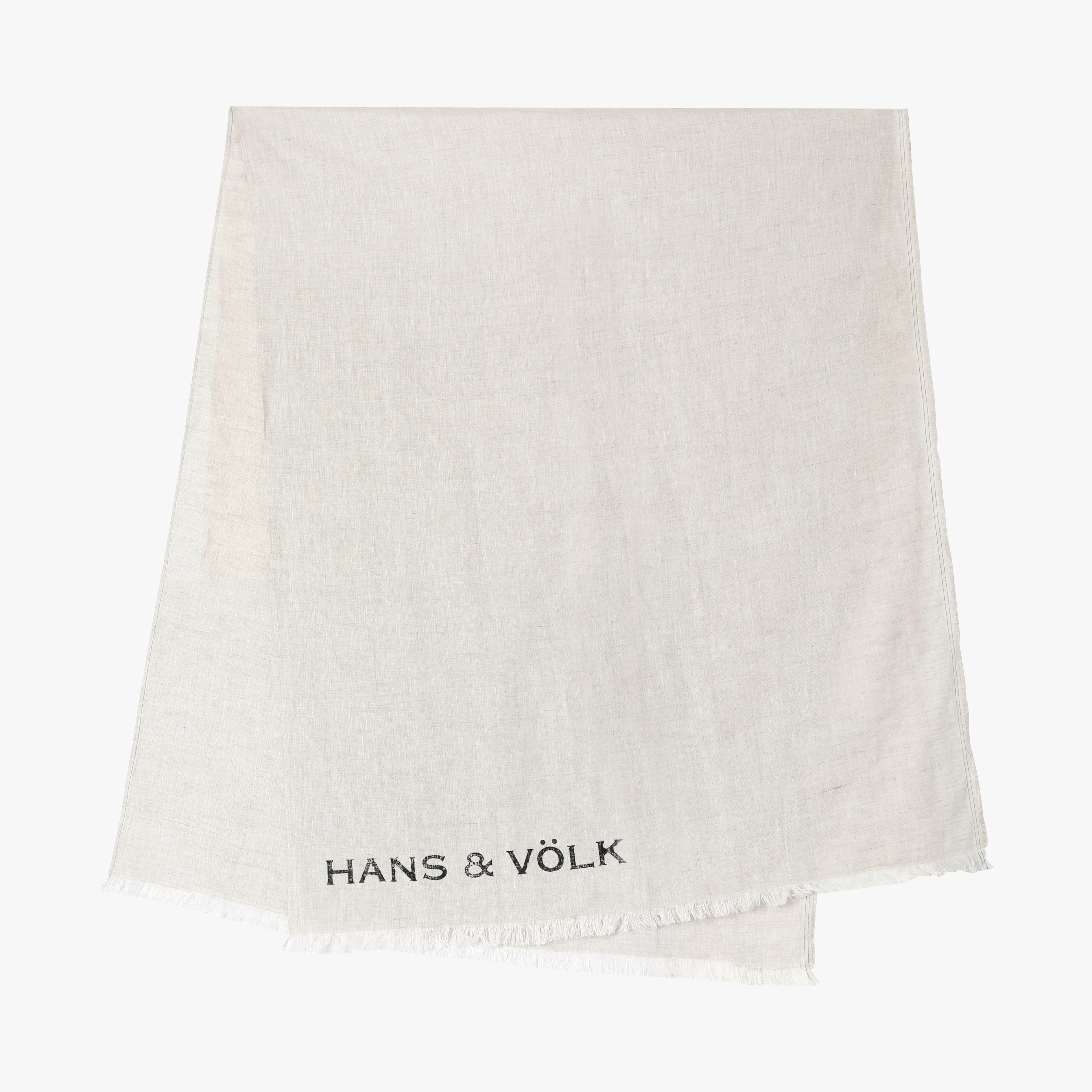 100% Flax Linen Selvedge Scarf