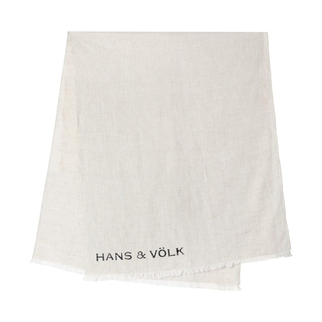 100% Flax Linen Selvedge Scarf