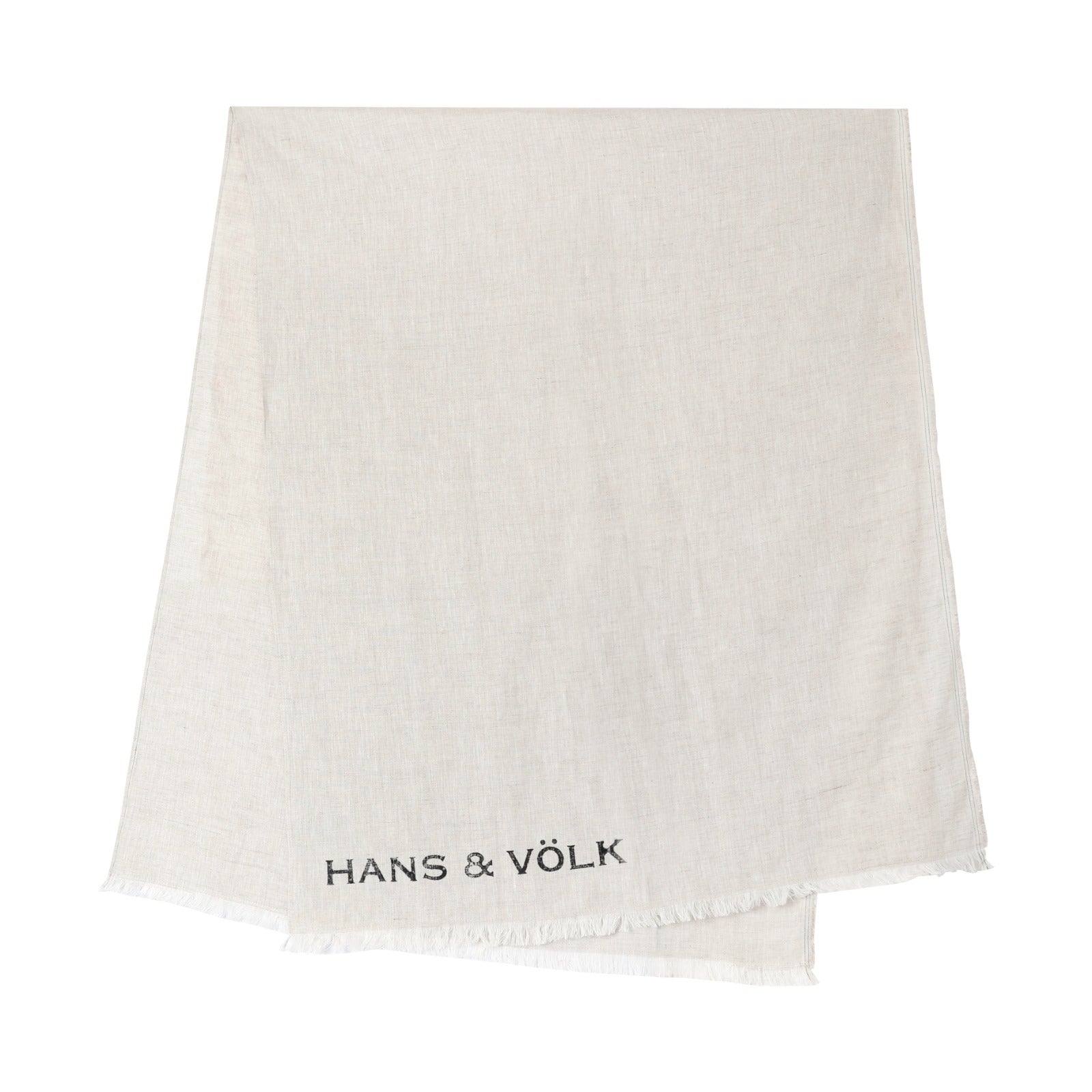 100% Flax Linen Selvedge Scarf