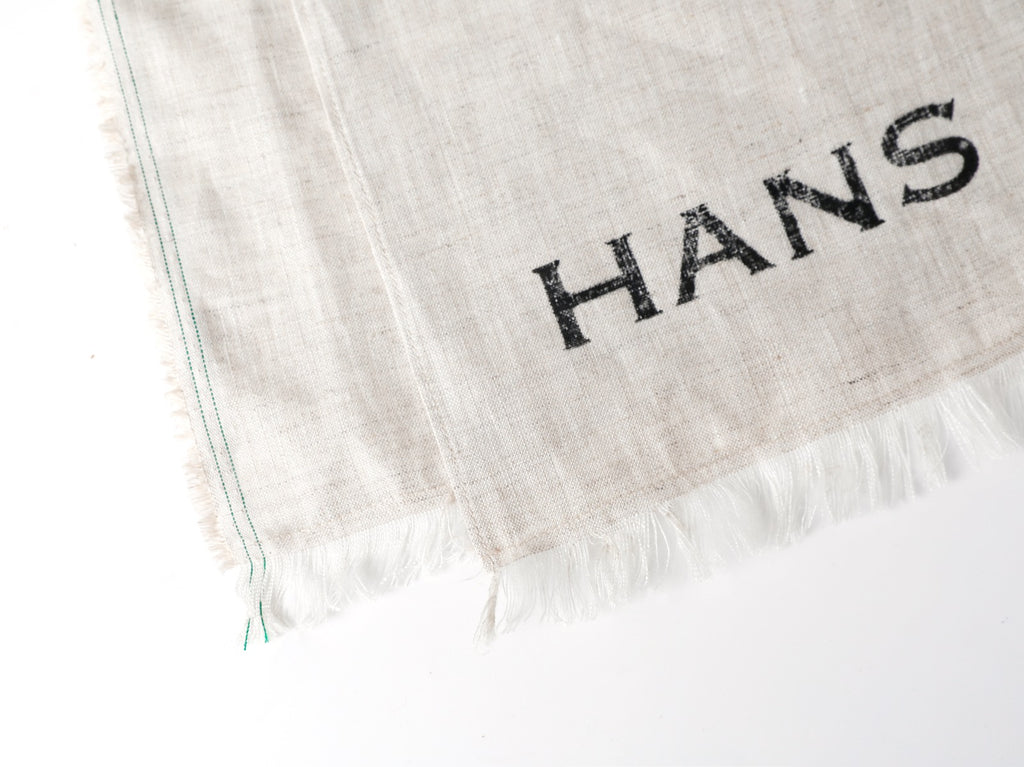 100% Flax Linen Selvedge Scarf