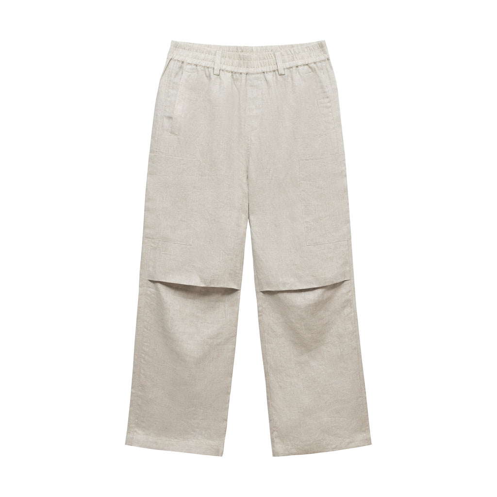 Double-Layer 100% Flax Linen Pants