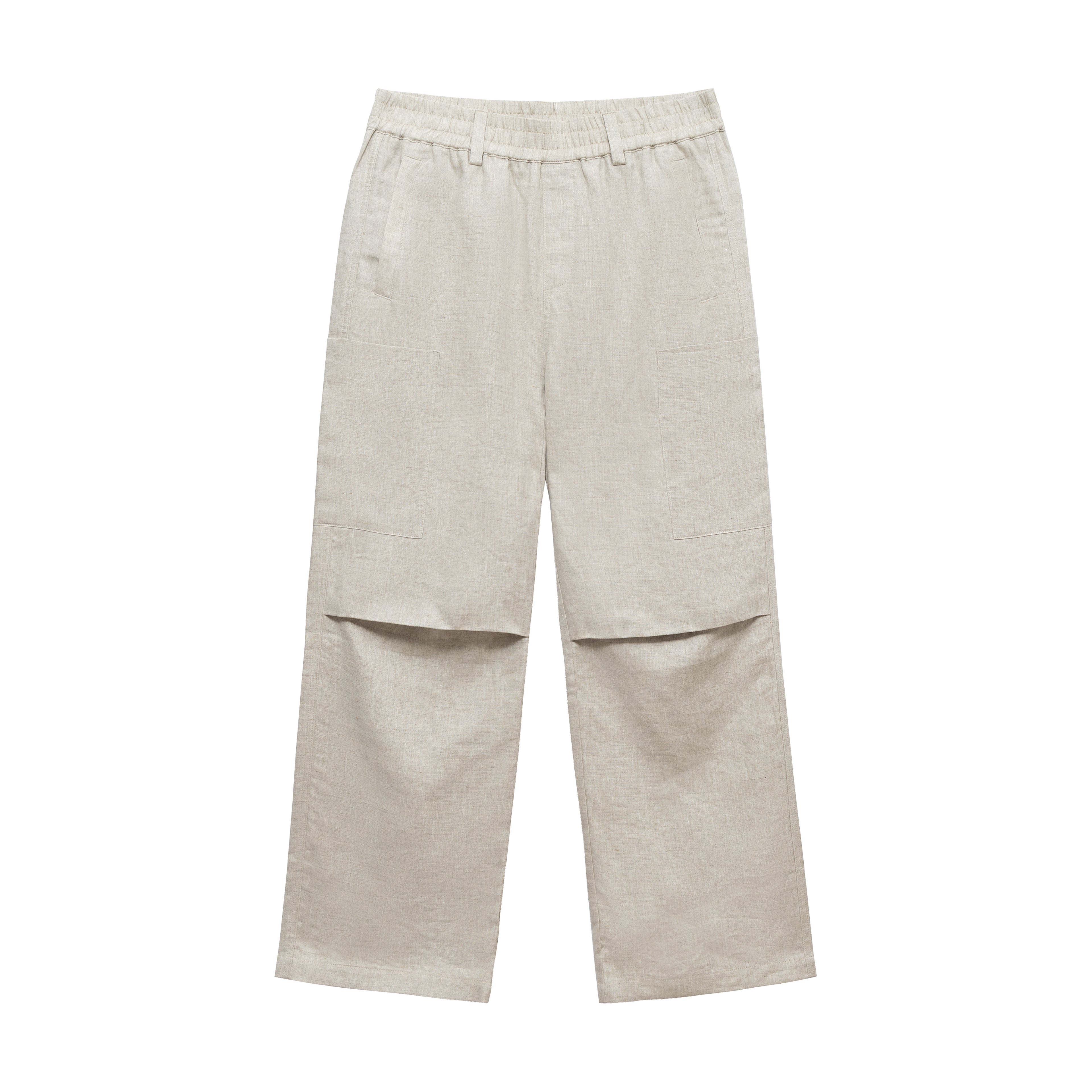 Double-Layer 100% Flax Linen Pants