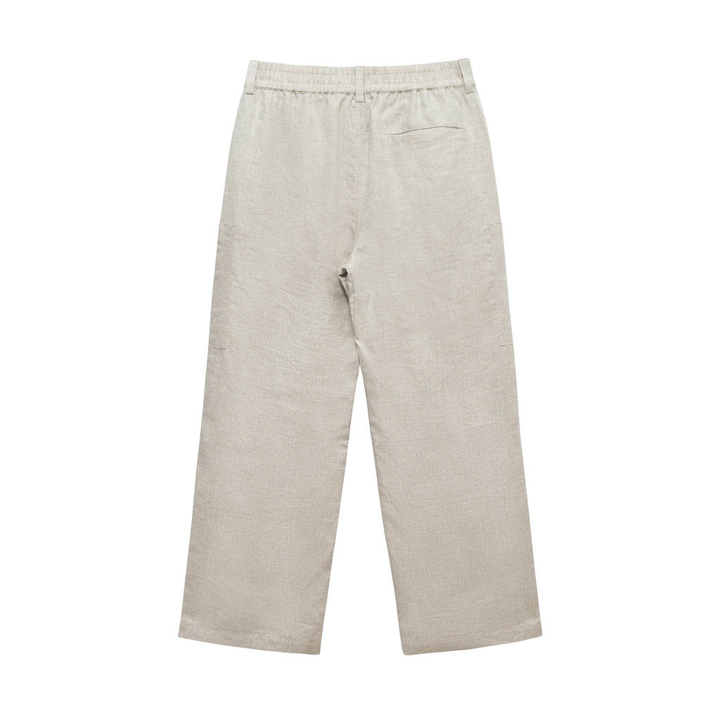 Double-Layer 100% Flax Linen Pants