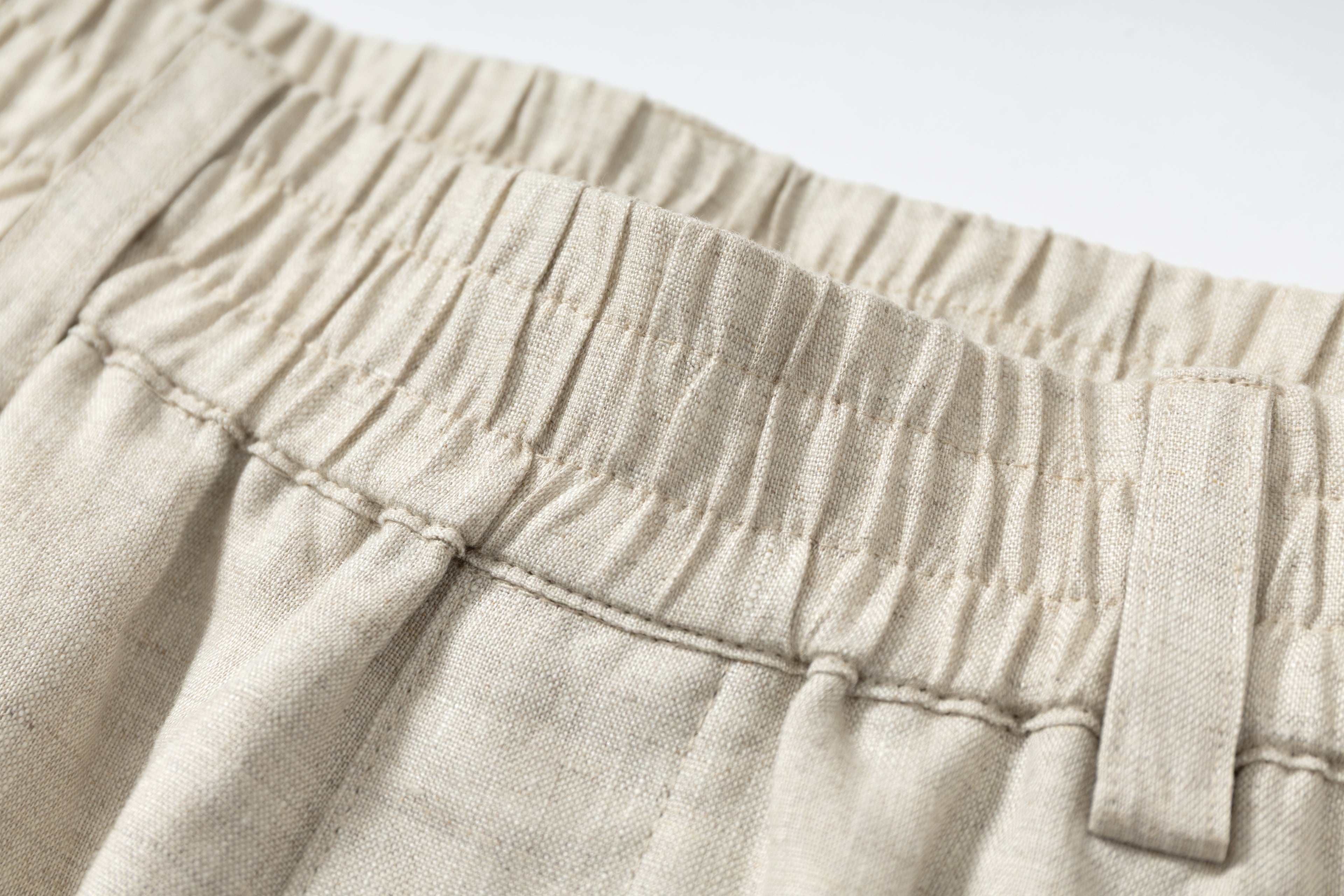 Double-Layer 100% Flax Linen Pants