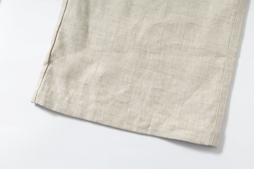 Double-Layer 100% Flax Linen Pants