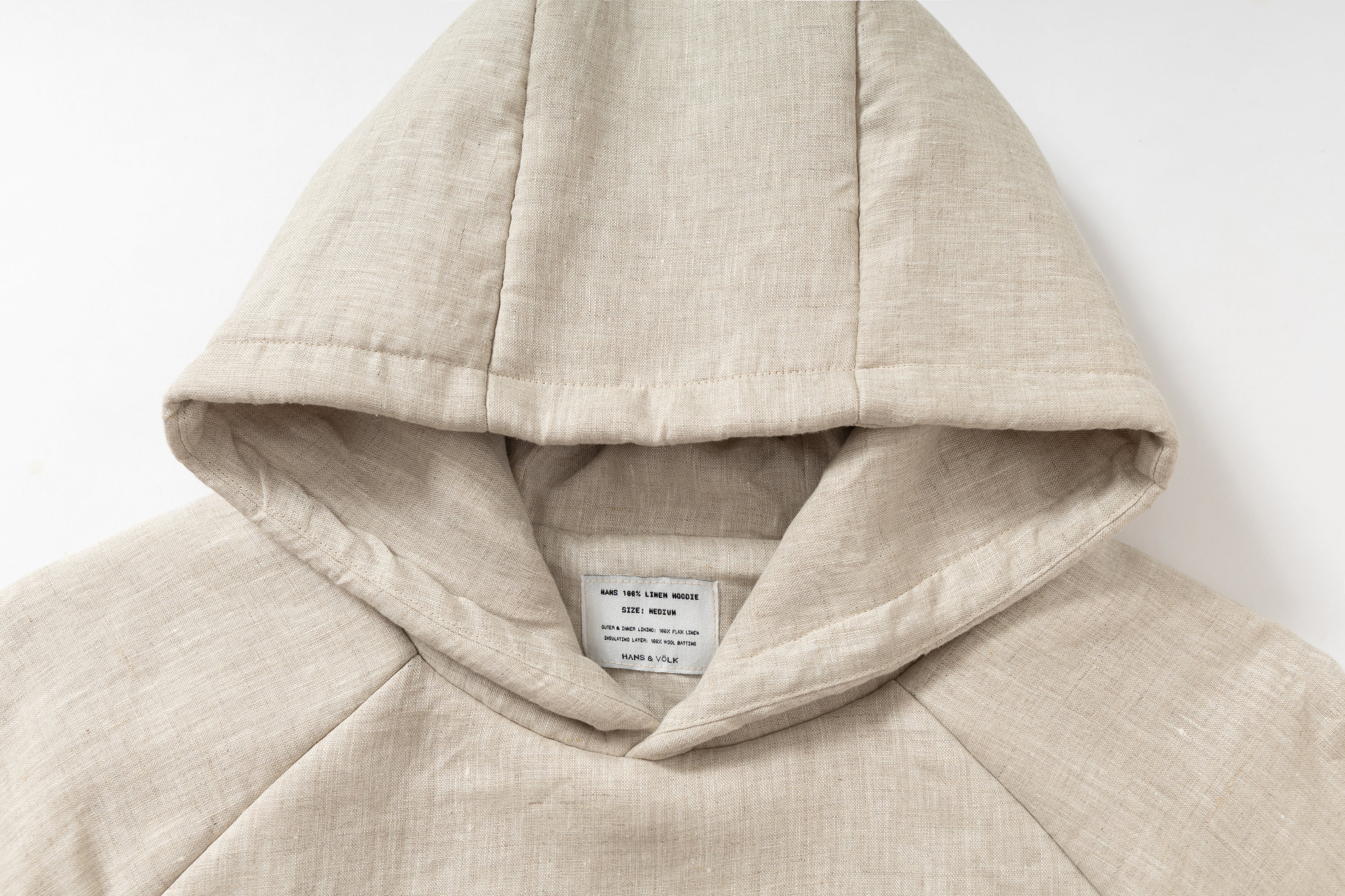 Hans Flax Linen Winter Hoodie